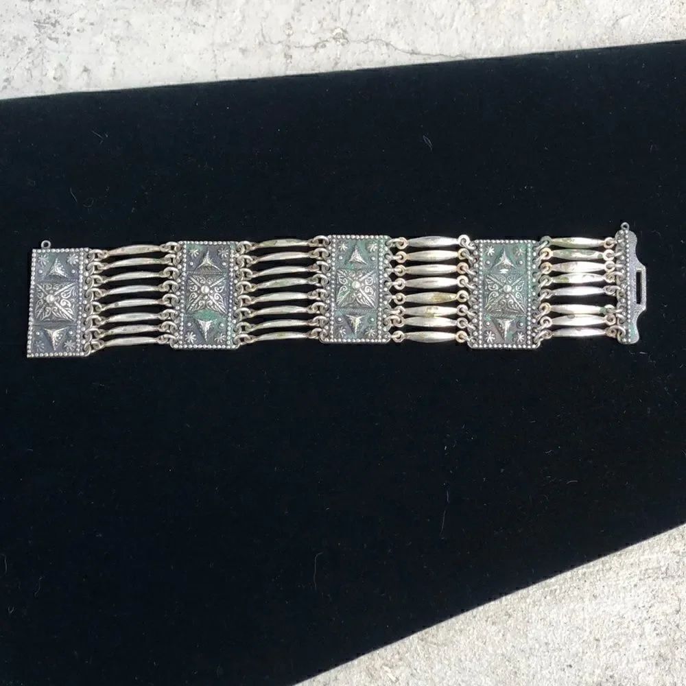Taxco Mexican silver  bracelet